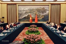 Escena de la reunión. (Fotografía: VNA)