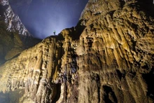Una vista dentro Son Doong. (Fotografía: VNA)