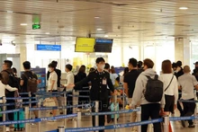 En el aeropuerto internacional Tan Son Nhat de Ciudad Ho Chi Minh. (Fotografía: VNA)