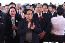 Primer ministro Pham Minh Chinh asiste a la inauguración del proyecto de autopistas Norte-Sur.
