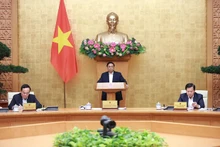 El primer ministro de Vietnam, Pham Minh Chinh, en la cita. (Fotografía: VNA)