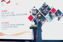El viceministro de Planificación e Inversión de Vietnam, Do Thanh Trung, en el evento.