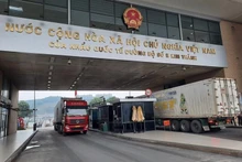 La puerta fronteriza internacional de Lao Cai.