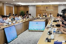 En la rueda de prensa ordinaria del Ministerio de Información y Comunicación. (Fotografía: VNA)