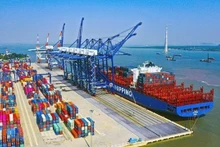 El puerto internacional de Lach Huyen, Hai Phong. (Fotografía: VNA)