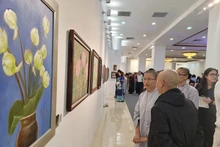 La exposición "Arte de loto".