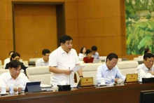 El Ministro de Planificación e Inversión, Nguyen Chi Dung, en la reunión. (Fotografía: VNA)