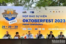 La conferencia de prensa sobre el evento.