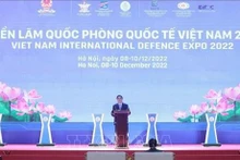El primer ministro vietnamita, Pham Minh Chinh, en la ceremonia. (Fotografía: VNA)