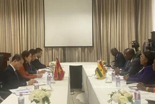 La vicecanciller de Vietnam Nguyen Minh Hang realizó su visita de dos días a Ghana. (Fotografía: Ministerio de Relaciones Exteriores)