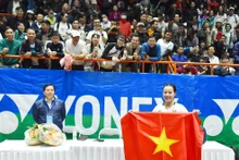 [Foto] Gana jugadora vietnamita Torneo de Bádminton Ciputra Hanói 2023