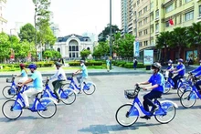 Servicio de bicicletas públicas en Ciudad Ho Chi Minh.