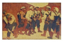 Una obra presentada en la exposición.