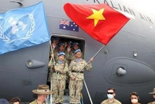Equipo de ingenieros de Vietnam participa en la fuerza del mantenimiento de la paz de la ONU (Fuente: VNA)
