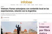 Infobae de Argentina resalta papel de las pymes en desarrollo económico de Vietnam. (Fotografía: VNA)