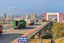 El paso internacional de Mong Cai. (Fotografía: VNA)