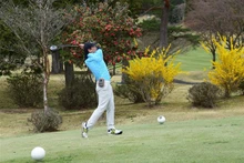 En el campo de golf. (Fotografía: VNA)