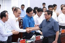 El primer ministro de Vietnam, Pham Minh Chinh, en el evento. (Fotografía: VNA)