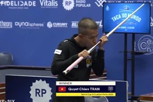 Gana jugador vietnamita Tran Quyet Chien Copa Mundial de billar a tres bandas.