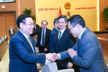 [Foto] Recibe presidente parlamentario vietnamita a jefes representativos en el extranjero