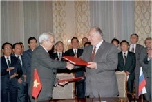 Tratado sobre los principios básicos de las relaciones amistosas entre Vietnam y Rusia. (Fotografía: VNA)