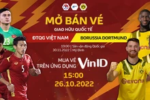 A la venta entradas para partido amistoso entre Vietnam y Borussia Dortmund.