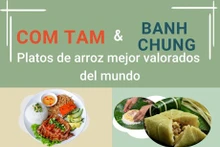 Infografía: Com Tam y Banh Chung de Vietnam entre los platos de arroz mejor valorados del mundo