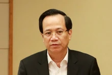 El ministro de Trabajo, Inválidos de Guerra y Asuntos Sociales, Dao Ngoc Dung. (Fotografía: VNA)