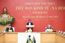 El primer ministro Pham Minh Chinh habla en el evento. (Fotografía: VNA)
