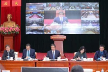 El ministro de Educación y Formación, Nguyen Kim Son, preside el encuentro. (Fotografía: VNA)