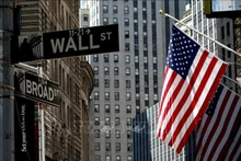 Edificio de la Bolsa de Nueva York en Wall Street, Estados Unidos. (Foto: AFP/VNA)
