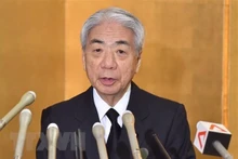 El presidente de la Cámara de Consejeros de Japón, Otsuji Hidehisa.