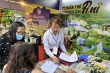 Un stand en la Feria de Turismo de Ciudad Ho Chi Minh, celebrada en abril. (Fotografía: VNA)