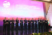 Jefes de delegación asistentes a la 55ª Reunión de Ministros de Economía de la Asean. (Fotografía: Asean)