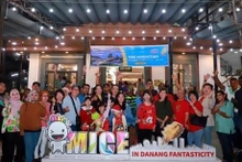 Una delegación de turistas MICE llega a Da Nang. (Fotografía: VNA)