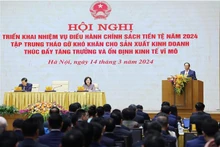 El primer ministro de Vietnam, Pham Minh Chinh, en la cita. (Fotografía: VNA)
