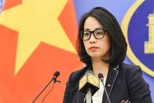 La portavoz del Ministerio de Relaciones Exteriores de Vietnam, Pham Thu Hang. (Fotografía: VNA)
