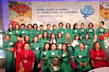 Vietnamitas de ultramar asisten por primera vez a Cumbre Mundial de Mujeres. (Fotografía: VNA)