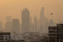 Contaminación del aire en Bangkok, Tailandia, el 27 de enero de 2023. (Fotografía: VNA)