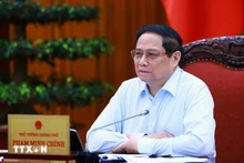 El primer ministro Pham Minh Chinh en el evento. (Fotografía: VNA)