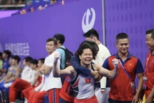 El gimnasta vietnamita Nguyen Van Khanh Phong se queda en el segundo puesto, con 14.600 puntos. (Foto: VNA)
