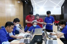 Organización de un ejercicio de ciberseguridad 2022 para el personal a cargo de tecnología de la información de agencias y unidades en Ciudad de Ho Chi Minh. (Foto: VNA)