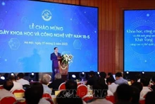 El primer ministro de Vietnam, Pham Minh Chinh, en el evento (Fuente:VNA)