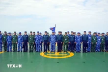Las guardias costeras de Vietnam y China concluyeron su segunda patrulla conjunta de 2024 en las aguas adyacentes a la línea de demarcación del golfo de Bac Bo (Tonkín) del 26 al 28 de este mes (Fuente: VNA)