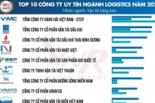 La lista de las 10 compañías de logística más prestigiosas de Vietnam (Foto: bnews.vn)