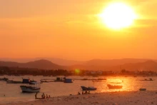 Atardecer en la isla de Hon Chua