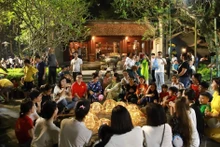 El recorrido nocturno por el Templo de los Reyes Hung. (Foto: Vietnam+) 