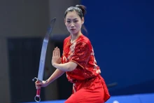 La wushuista vietnamita Dang Tran Phuong Nhi (Fuente: thanhnien.vn)
