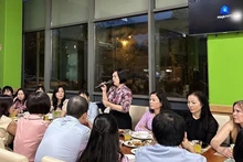 La embajadora de Vietnam en Hungría, Nguyen Thi Bich Thao, habla en el encuentro (Foto: VNA)