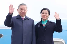 [Foto] Máximo líder partidista de Vietnam inicia visita de Estado a Bielorrusia